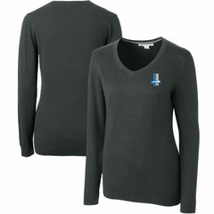 Detroit Lions Cutter & Buck Women's Throwback Logo Lakemont Tri-Blend V-Neck Sweater | NFL US