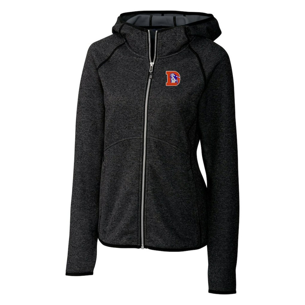 Denver Broncos Cutter & Buck Women's Throwback Logo Mainsail Full-Zip Jacket | NFL On sale