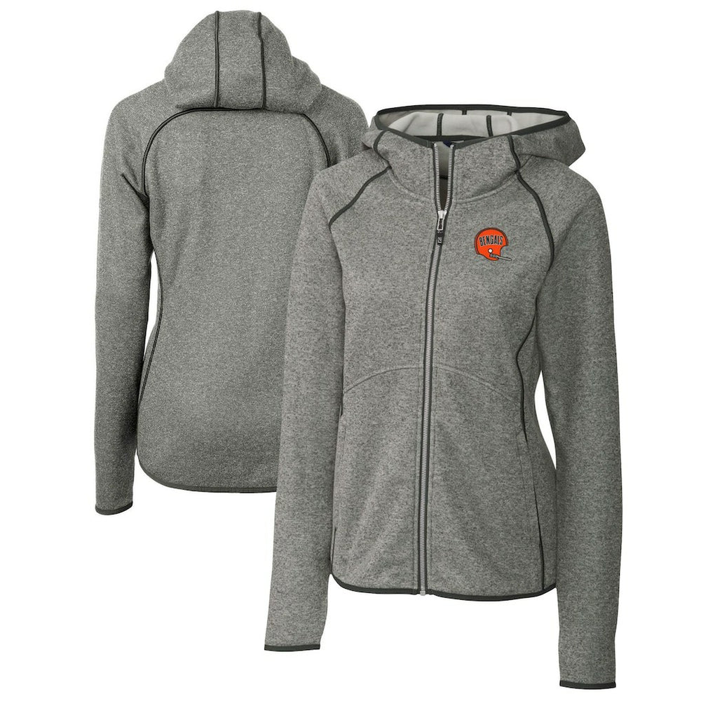 Cincinnati Bengals Cutter & Buck Women's Throwback Logo Mainsail Full-Zip Jacket | NFL Near me