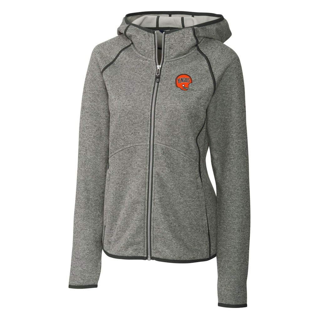 Cincinnati Bengals Cutter & Buck Women's Throwback Logo Mainsail Full-Zip Jacket | NFL Near me