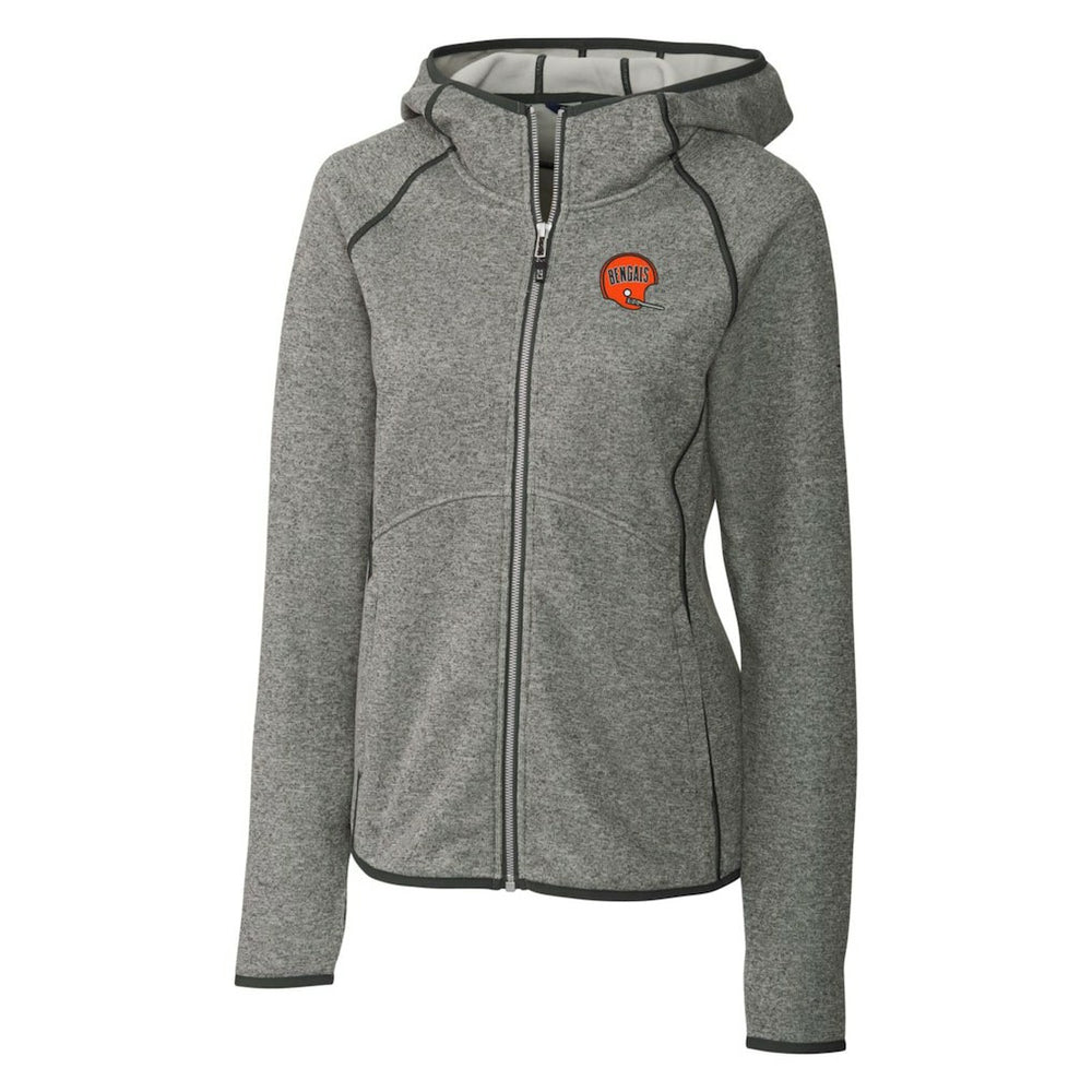 Cincinnati Bengals Cutter & Buck Women's Throwback Logo Mainsail Full-Zip Jacket | NFL Near me