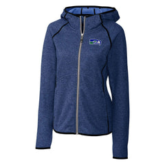 Seattle Seahawks Cutter & Buck Women's Throwback Logo Mainsail Full-Zip Jacket | NFL Discount