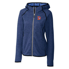 Denver Broncos Cutter & Buck Women's Throwback Logo Mainsail Full-Zip Jacket | NFL US