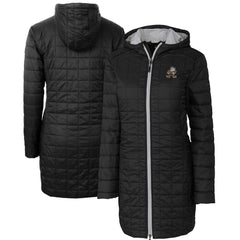 Cleveland Browns Cutter & Buck Women's Throwback Logo Rainier Primaloft Eco Full-Zip Hoodie Long Coat | NFL US