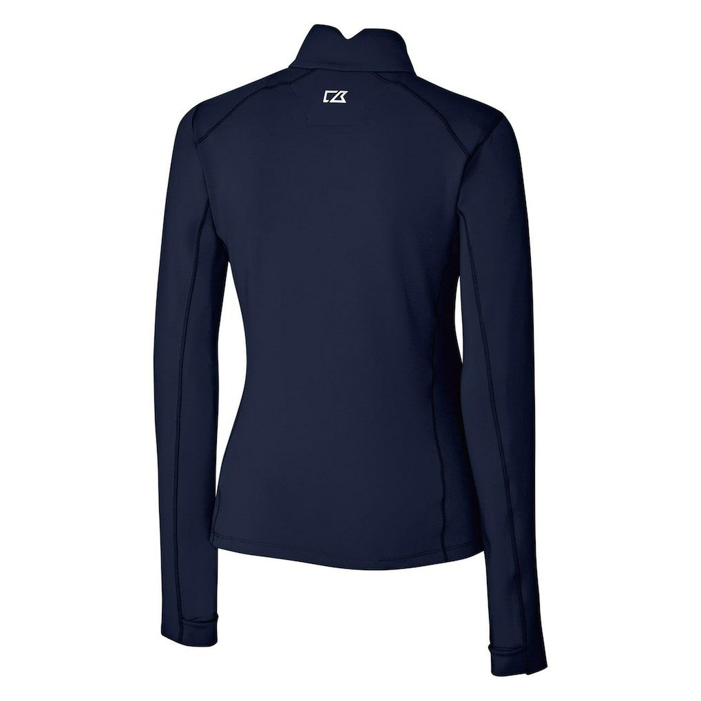 New York Giants Cutter & Buck Women's Throwback Logo Traverse Stretch Quarter-Zip Pullover Top | NFL Online
