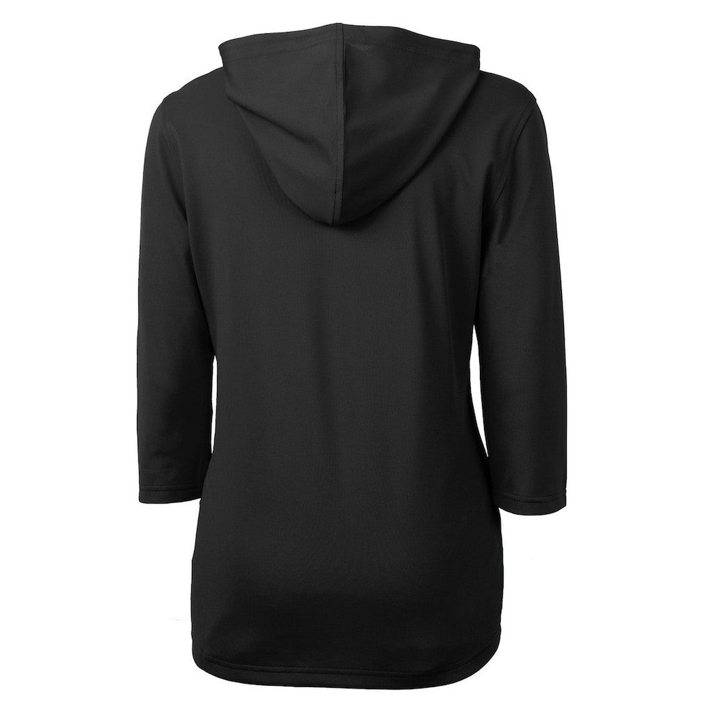 New York Jets Cutter & Buck Women's Throwback Logo Virtue Eco Pique 3/4 Sleeve Half-Zip Pullover Hoodie | NFL Near me