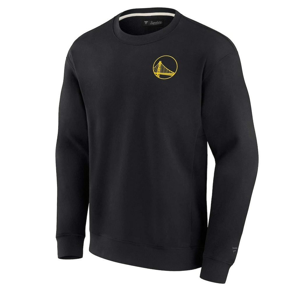 Black Golden State Warriors Unisex Elements Super Soft Fleece Pullover Sweatshirt sale | NBA