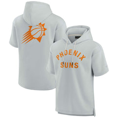 Gray Phoenix Suns Unisex Elements Super Soft Fleece Short Sleeve Pullover Hoodie | NBA