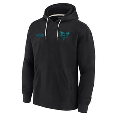 Black Charlotte Hornets Unisex Elements Super Soft Fleece Pullover Hoodie | NBA
