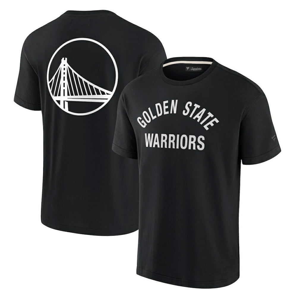 Black Golden State Warriors Unisex Elements Super Soft Short Sleeve T-Shirt sale | NBA