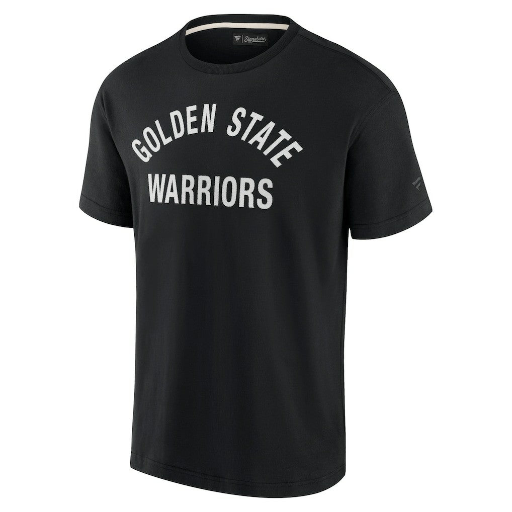 Black Golden State Warriors Unisex Elements Super Soft Short Sleeve T-Shirt sale | NBA