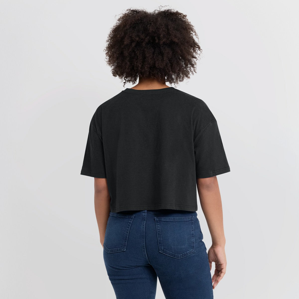 Black Phoenix Suns Women's Elements Super Soft Boxy Cropped T-Shirt | NBA