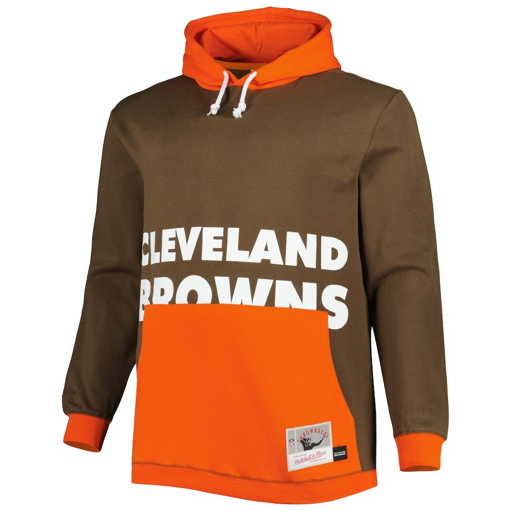 Cleveland Browns Big & Tall Big Face Pullover Hoodie | NFL New