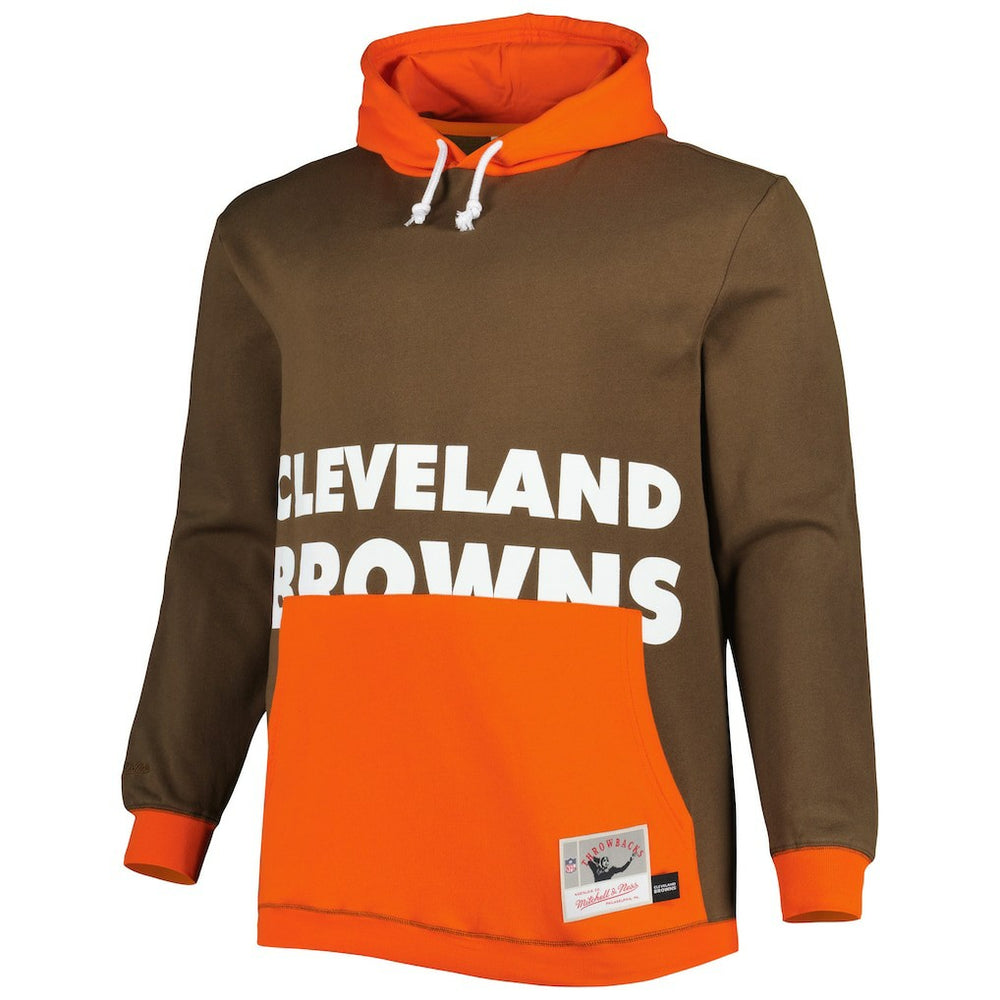 Cleveland Browns Big & Tall Big Face Pullover Hoodie | NFL New