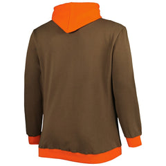 Cleveland Browns Big & Tall Big Face Pullover Hoodie | NFL New