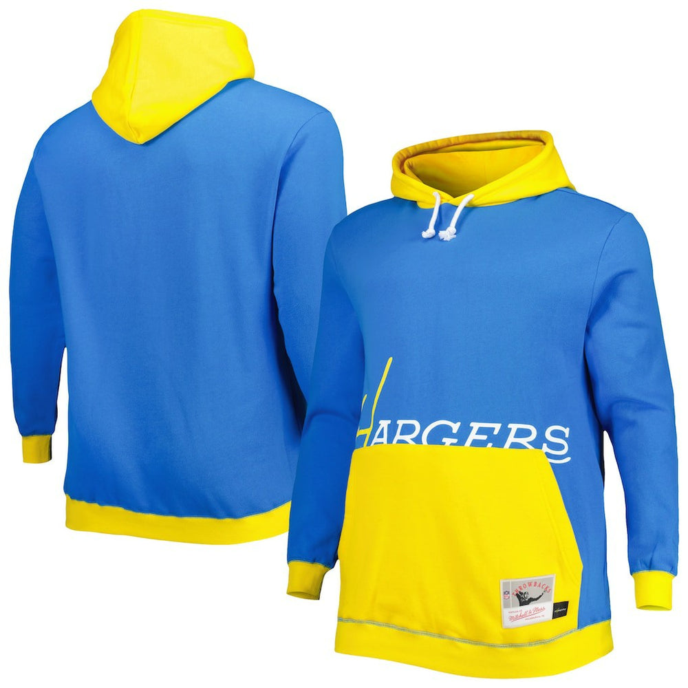 Los Angeles Chargers Big & Tall Big Face Pullover Hoodie | NFL Hot