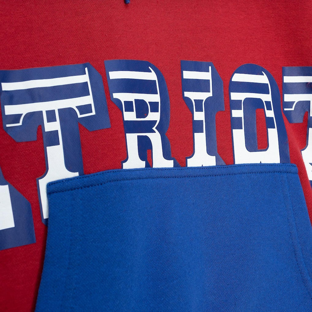 New England Patriots Big & Tall Big Face Pullover Hoodie | NFL Discount