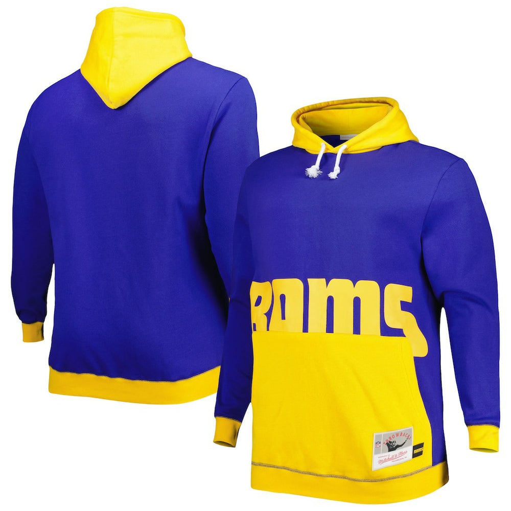 Los Angeles Rams Big & Tall Big Face Pullover Hoodie | NFL New