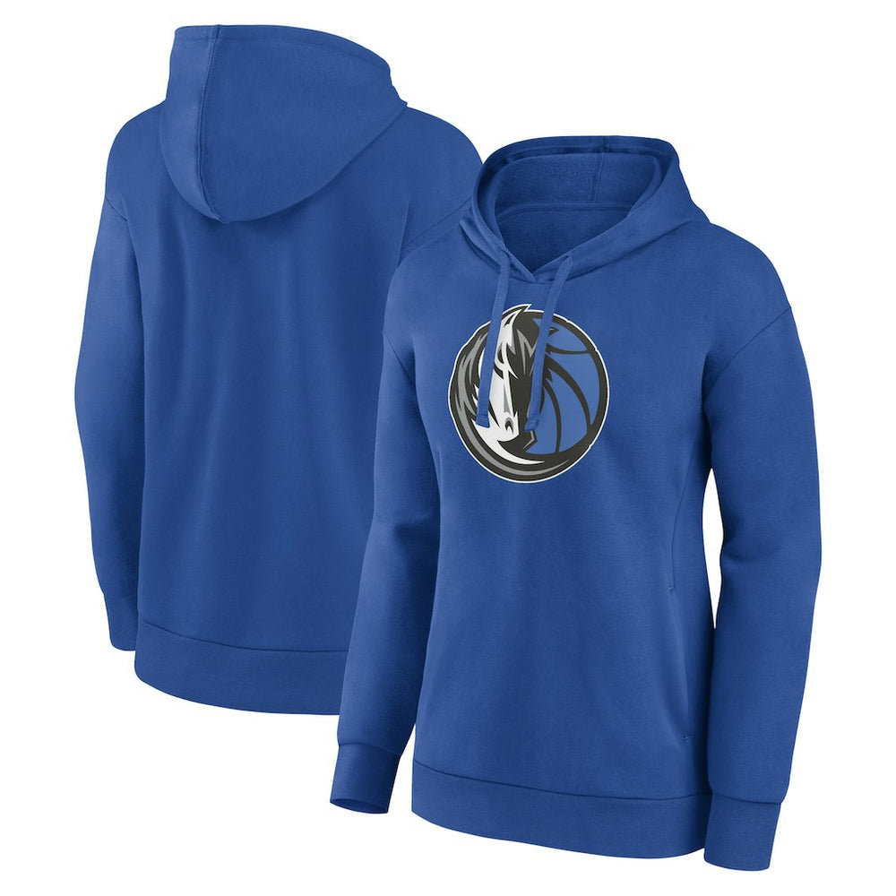 Blue Dallas Mavericks Women's Team Primary Logo Pullover Hoodie sale | NBA