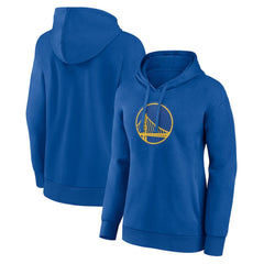 Royal Golden State Warriors Women's Team Primary Logo Pullover Hoodie sale | NBA