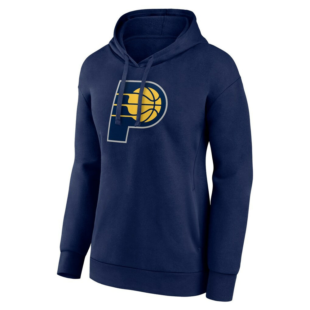 Navy Indiana Pacers Women's Team Primary Logo Pullover Hoodie | NBA