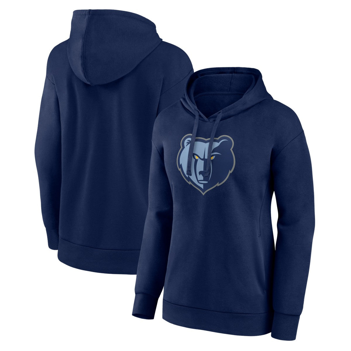 Navy Memphis Grizzlies Women's Team Primary Logo Pullover Hoodie | NBA