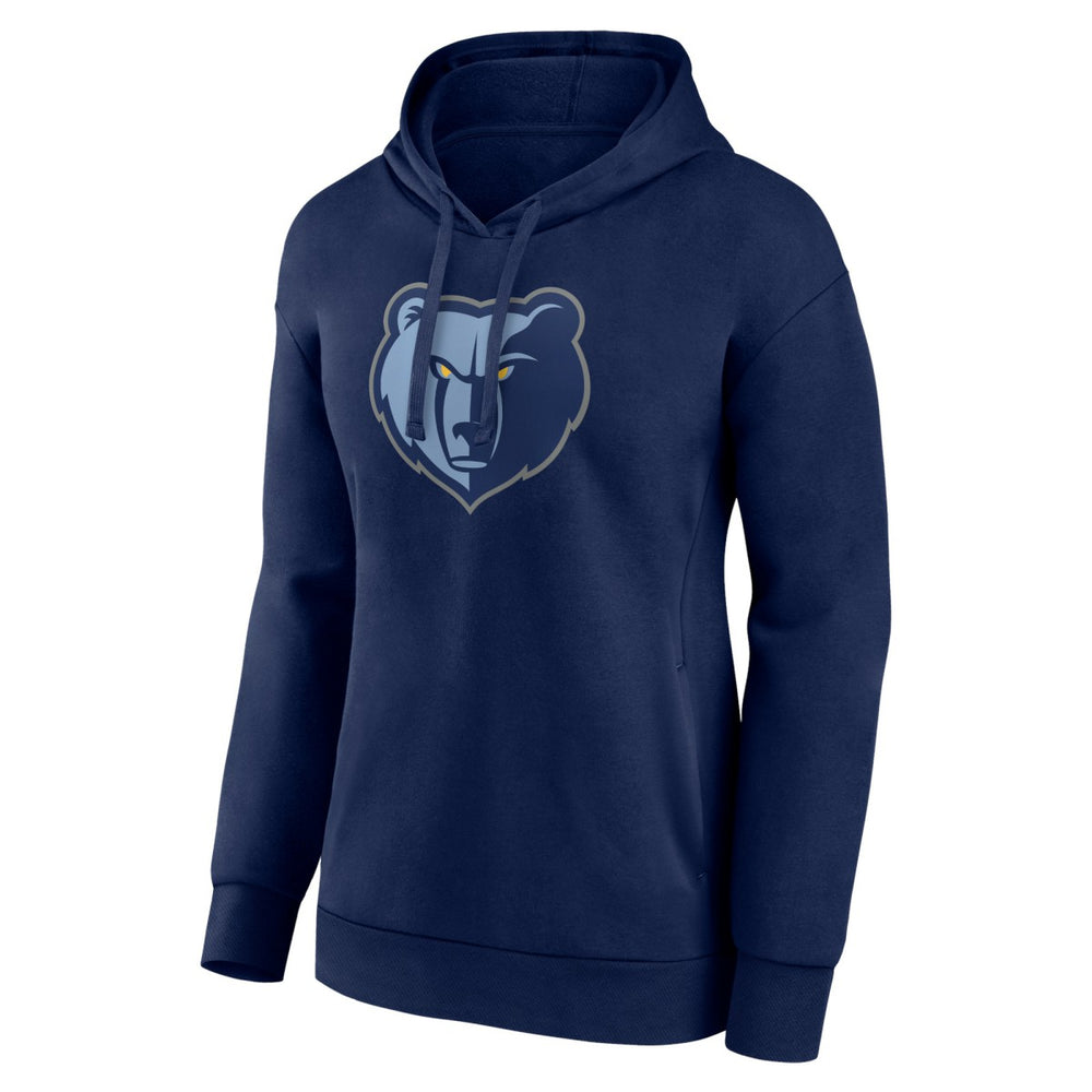Navy Memphis Grizzlies Women's Team Primary Logo Pullover Hoodie | NBA