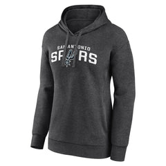 Charcoal San Antonio Spurs Women's Wordmark Alt Pullover Hoodie | NBA