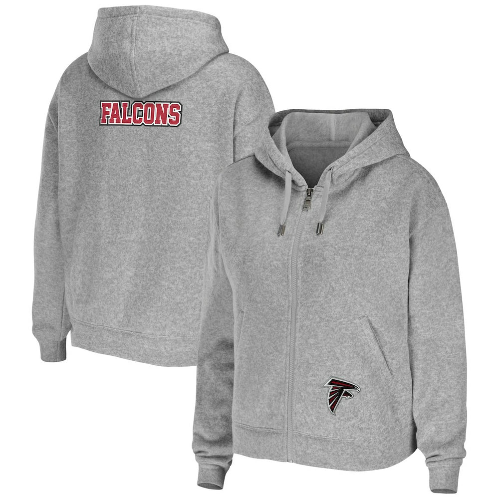 Atlanta Falcons WEAR by Erin Andrews Women's Team Full-Zip Hoodie | NFL Online