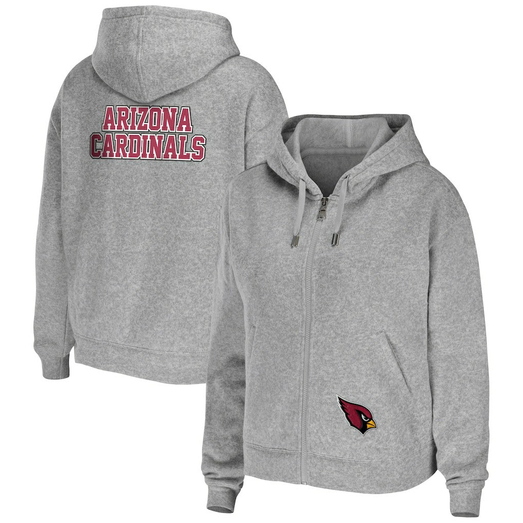 Arizona Cardinals WEAR by Erin Andrews Women's Team Full-Zip Hoodie | NFL New