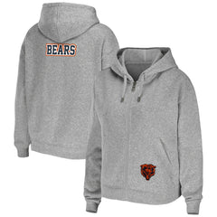 Chicago Bears WEAR by Erin Andrews Women's Team Full-Zip Hoodie | NFL Outlet
