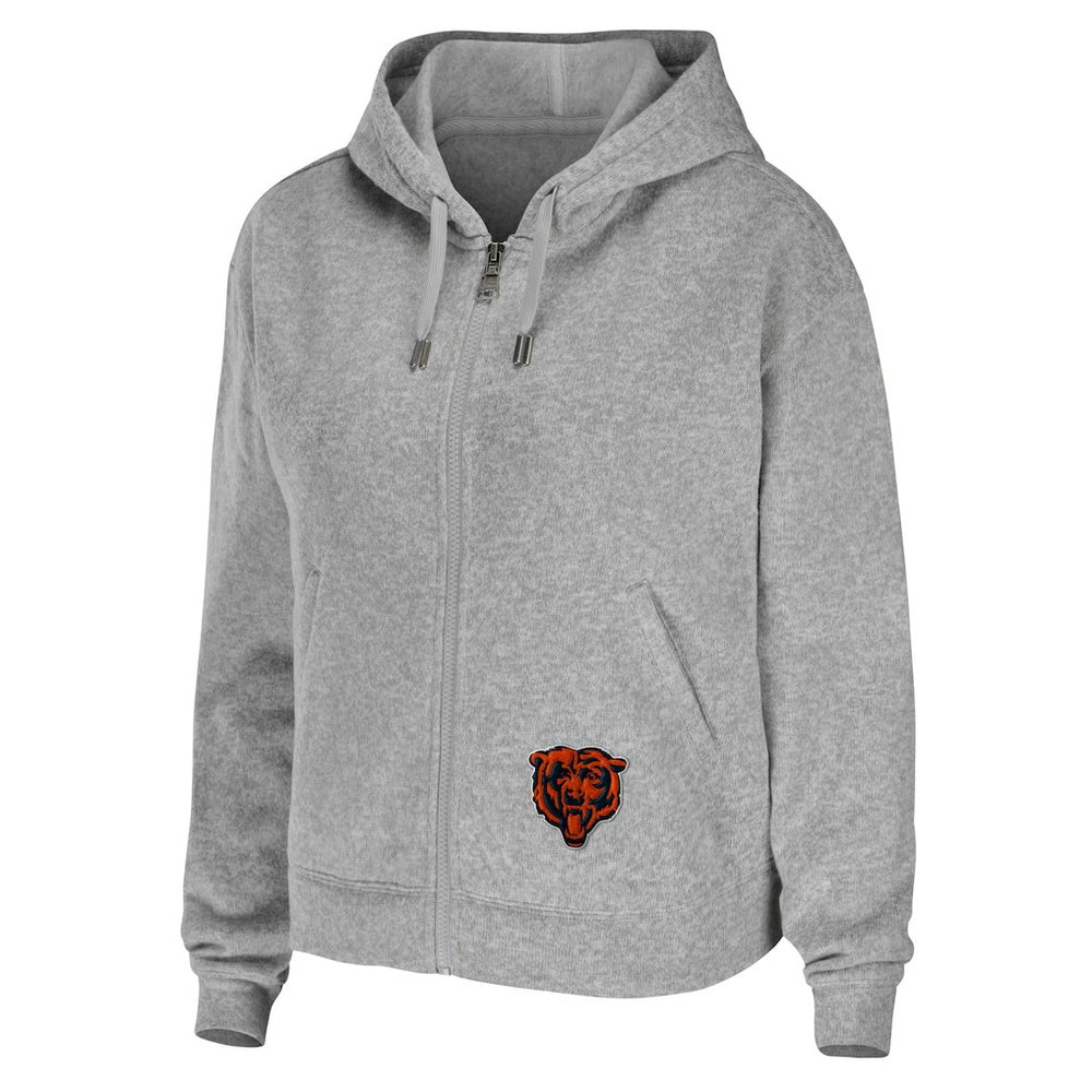 Chicago Bears WEAR by Erin Andrews Women's Team Full-Zip Hoodie | NFL Outlet
