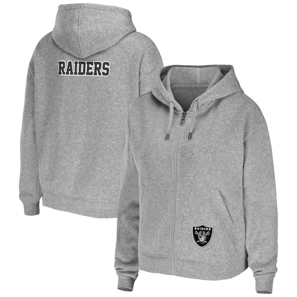 Las Vegas Raiders WEAR by Erin Andrews Women's Team Full-Zip Hoodie | NFL On sale