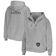 Las Vegas Raiders WEAR by Erin Andrews Women's Team Full-Zip Hoodie | NFL On sale