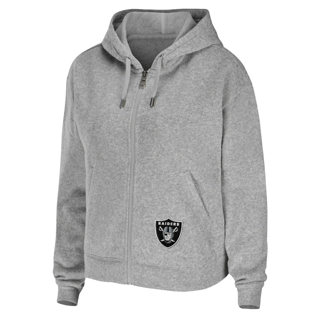 Las Vegas Raiders WEAR by Erin Andrews Women's Team Full-Zip Hoodie | NFL On sale