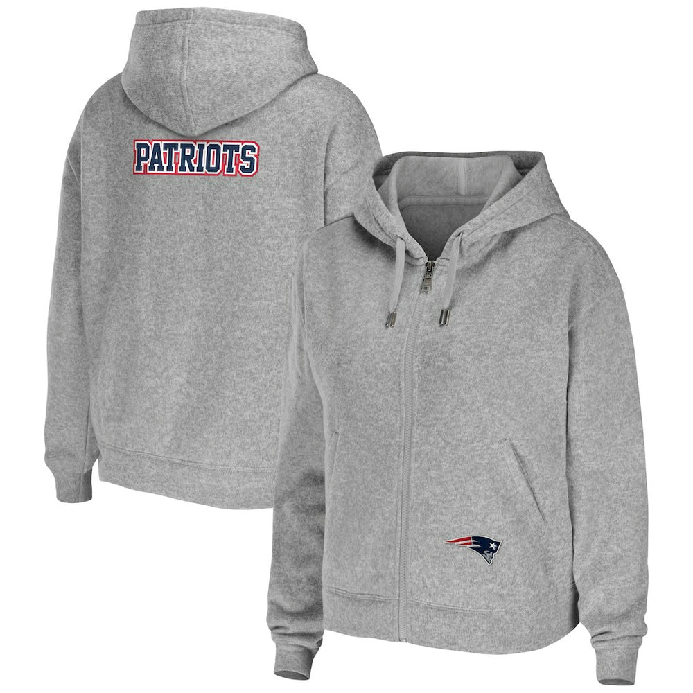 New England Patriots WEAR by Erin Andrews Women's Team Full-Zip Hoodie | NFL Outlet