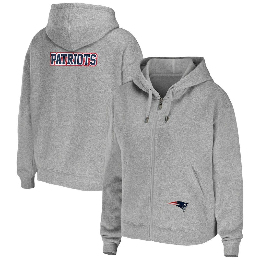 New England Patriots WEAR by Erin Andrews Women's Team Full-Zip Hoodie | NFL Outlet