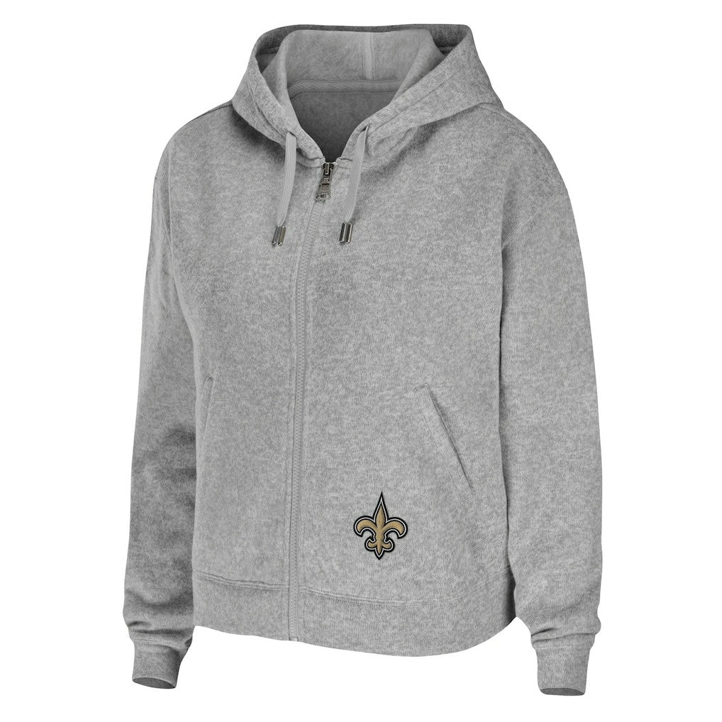New Orleans Saints WEAR by Erin Andrews Women's Team Full-Zip Hoodie | NFL Discount