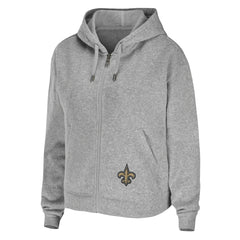 New Orleans Saints WEAR by Erin Andrews Women's Team Full-Zip Hoodie | NFL Discount