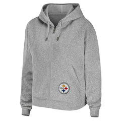 Pittsburgh Steelers WEAR by Erin Andrews Women's Team Full-Zip Hoodie | NFL On sale