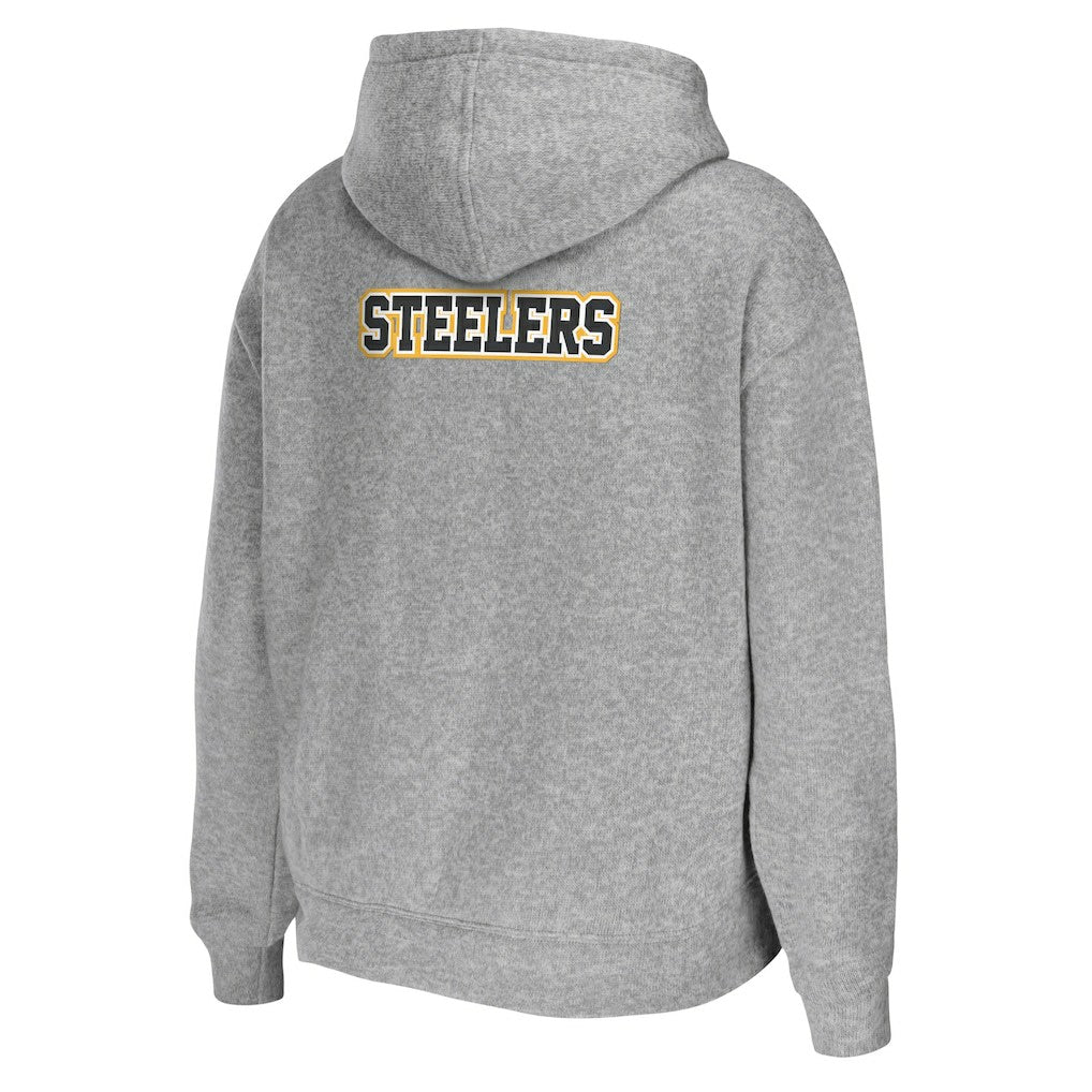 Pittsburgh Steelers WEAR by Erin Andrews Women's Team Full-Zip Hoodie | NFL On sale