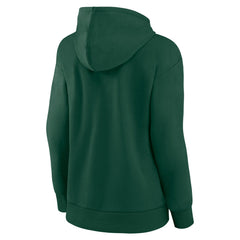 Hunter Green Milwaukee Bucks Women's Gradient Logo Pullover Hoodie | NBA