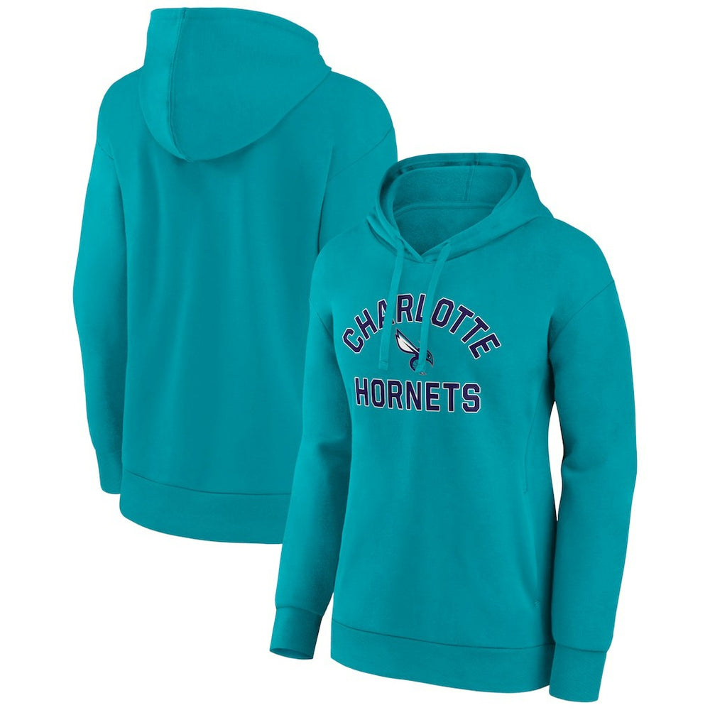 Teal Charlotte Hornets Women's Overtime Pullover Hoodie | NBA