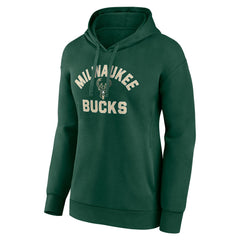 Hunter Green Milwaukee Bucks Women's Overtime Pullover Hoodie | NBA