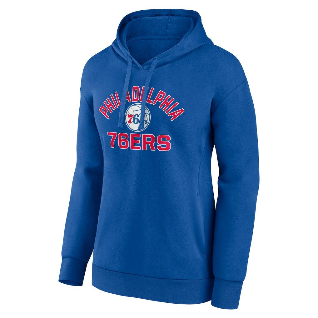 Royal Philadelphia 76ers Women's Overtime Pullover Hoodie | NBA