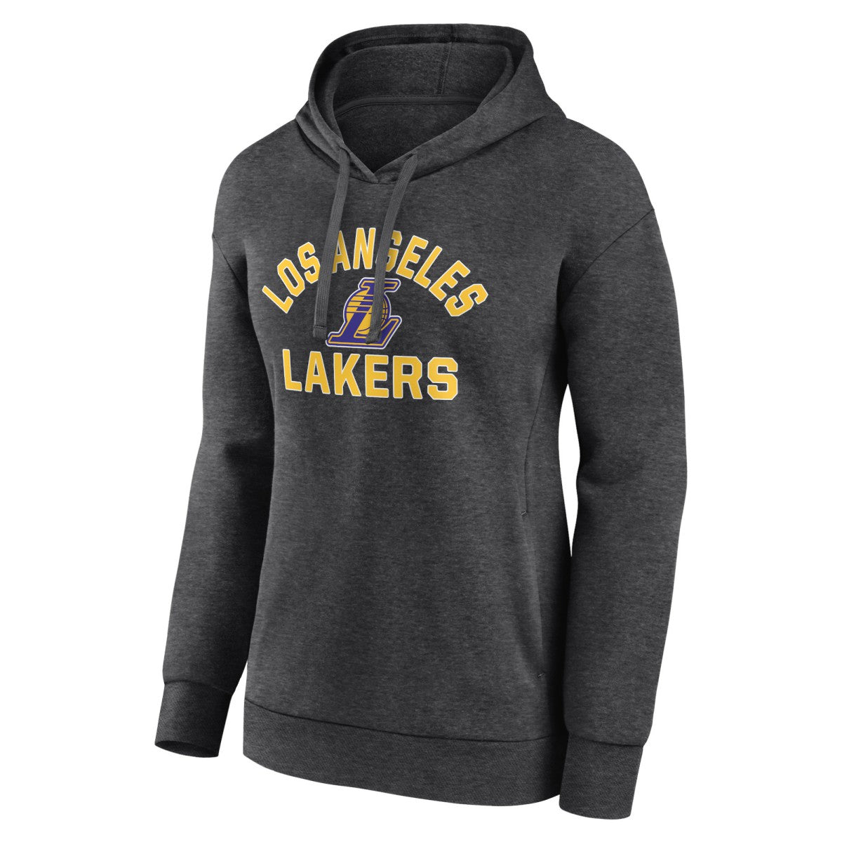 Charcoal Los Angeles Lakers Women's Overtime Pullover Hoodie | NBA