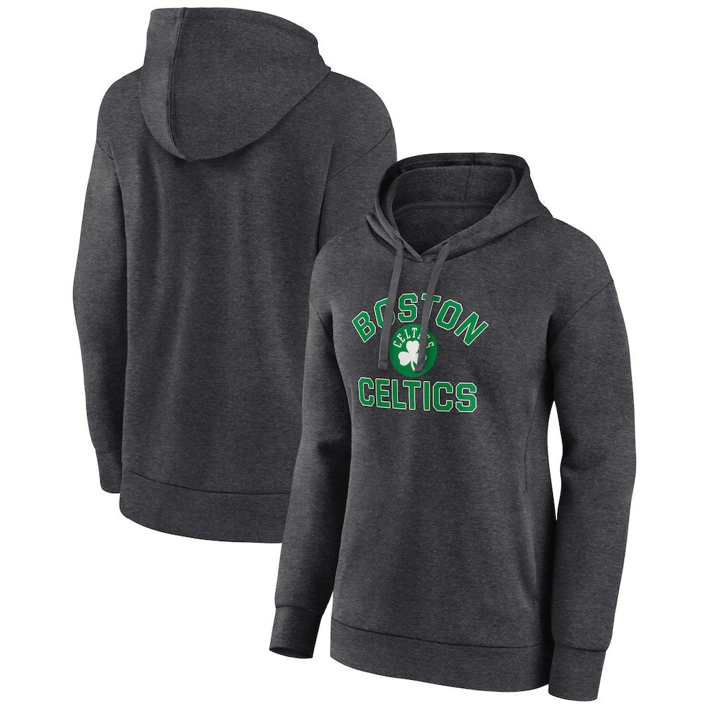 Charcoal Boston Celtics Women's Overtime Pullover Hoodie | NBA