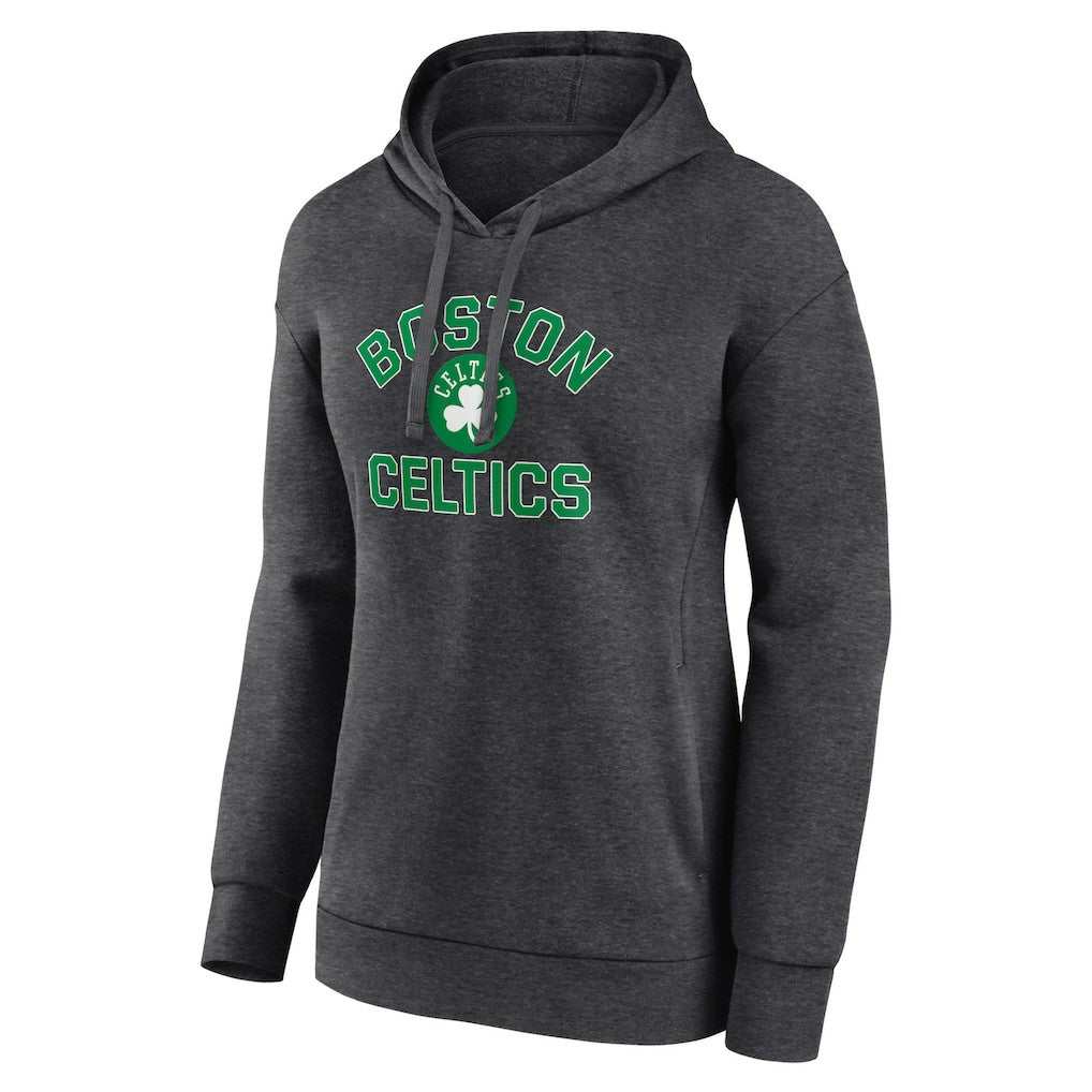 Charcoal Boston Celtics Women's Overtime Pullover Hoodie | NBA