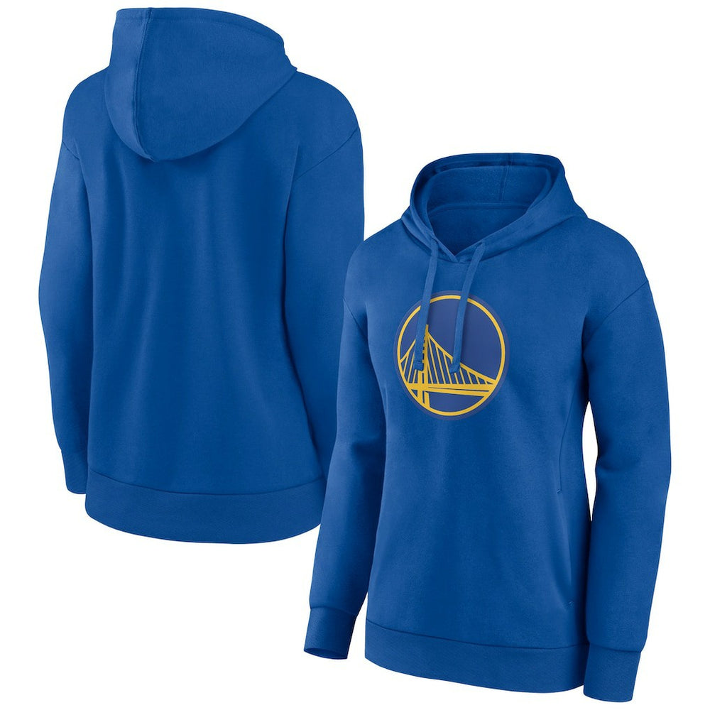 Royal Golden State Warriors Women's Alternate Logo Pullover Hoodie sale | NBA