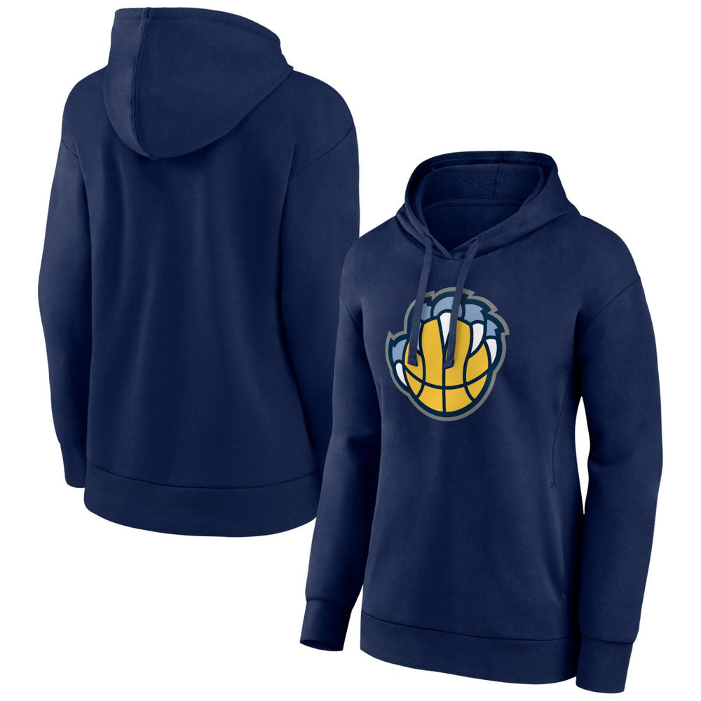 Navy Memphis Grizzlies Women's Alternate Logo Pullover Hoodie | NBA